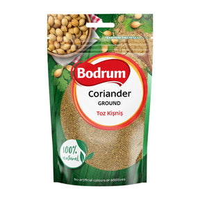 Bodrum ground coriander packaging on a white background