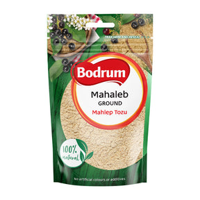 50g pack of Bodrum Ground Mahaleb, aromatic spice for traditional Mediterranean breads and pastries