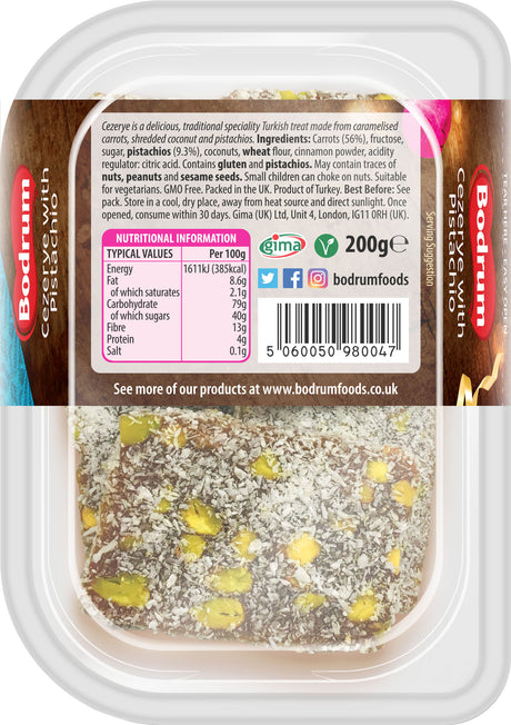 Bodrum Cezerye with Pistachio 200g