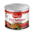Can of Bodrum Fried Aubergines on a white background