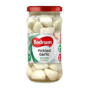jar of bodrum pickles garlic