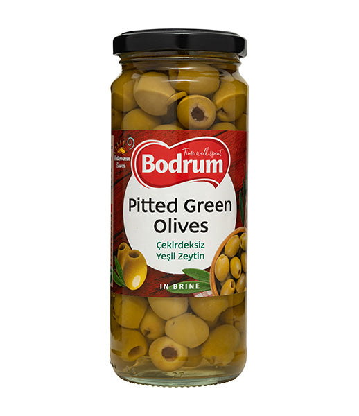 Bodrum Pitted Green Olives 340g