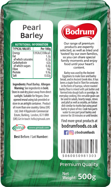 Bodrum Barley Pearls 500g