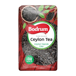 Bodrum Ceylon Tea package on a white background