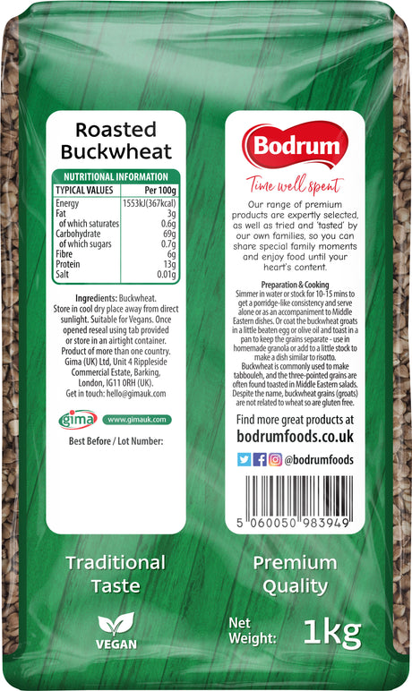Bodrum Roasted Buckwheat 1kg