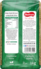 Bodrum Brown Easy-Cook Long Grain Rice 1kg