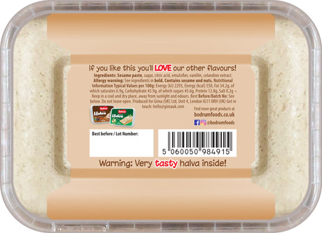 Bodrum Tahini Plain Halva 350g