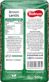 Bodrum Brown Lentils 500g