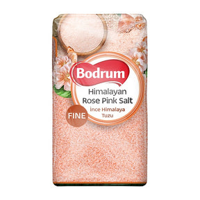Bodrum Himalayan Rose Pink Salt packaging on a white background