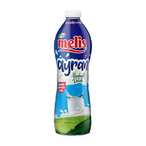 Melis ayran bottle on a white background