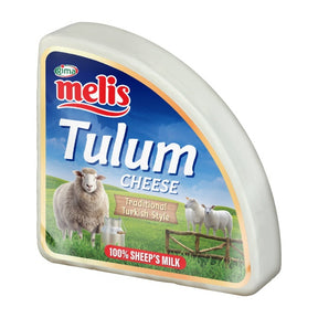 Melis Tulum cheese packaging with sheep illustration on a white background