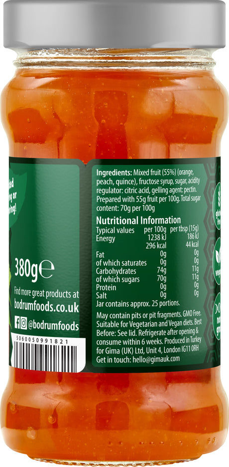 Bodrum Mixed Fruit Jam 380g