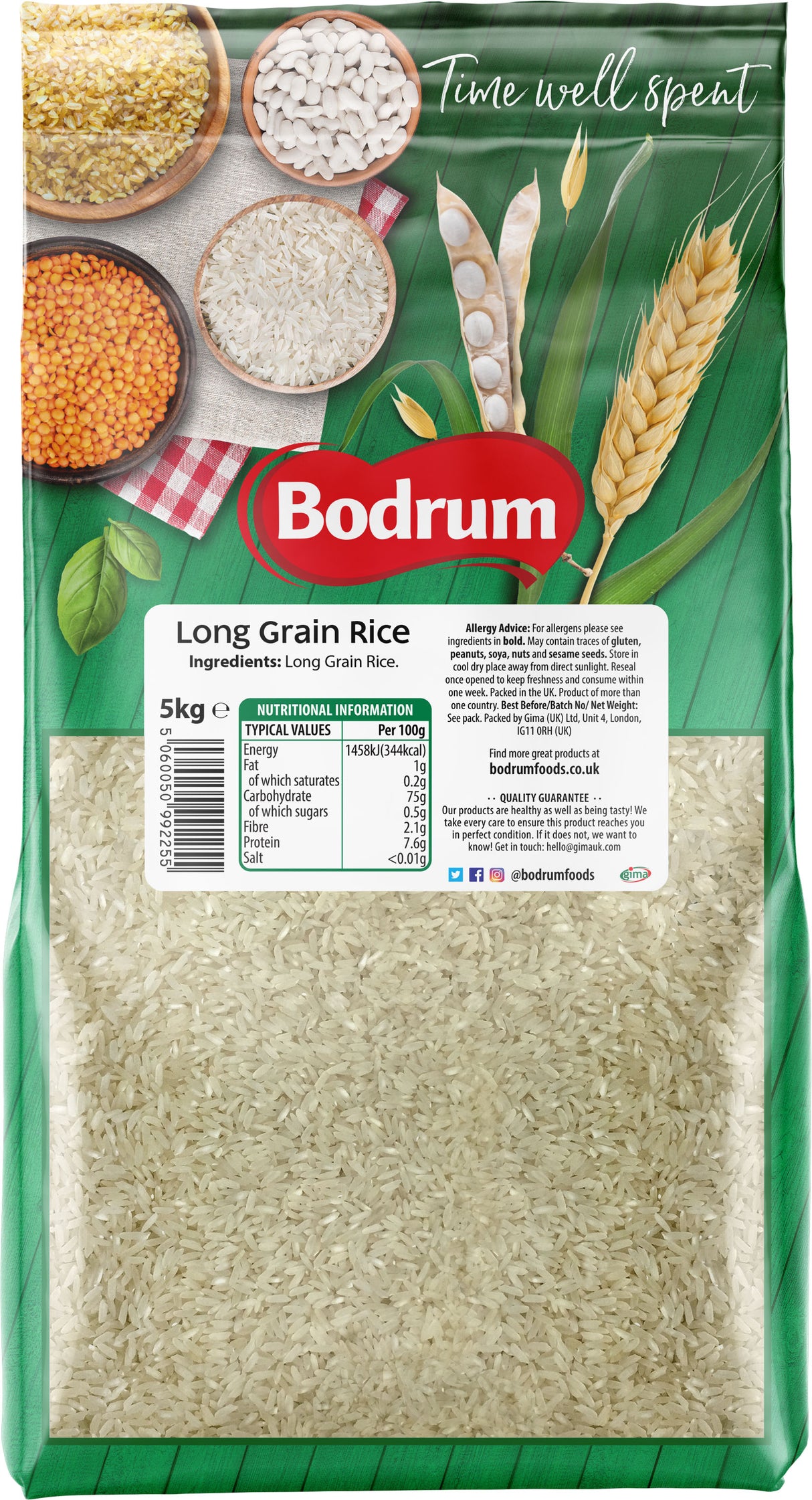Bodrum Long Grain Rice 5kg