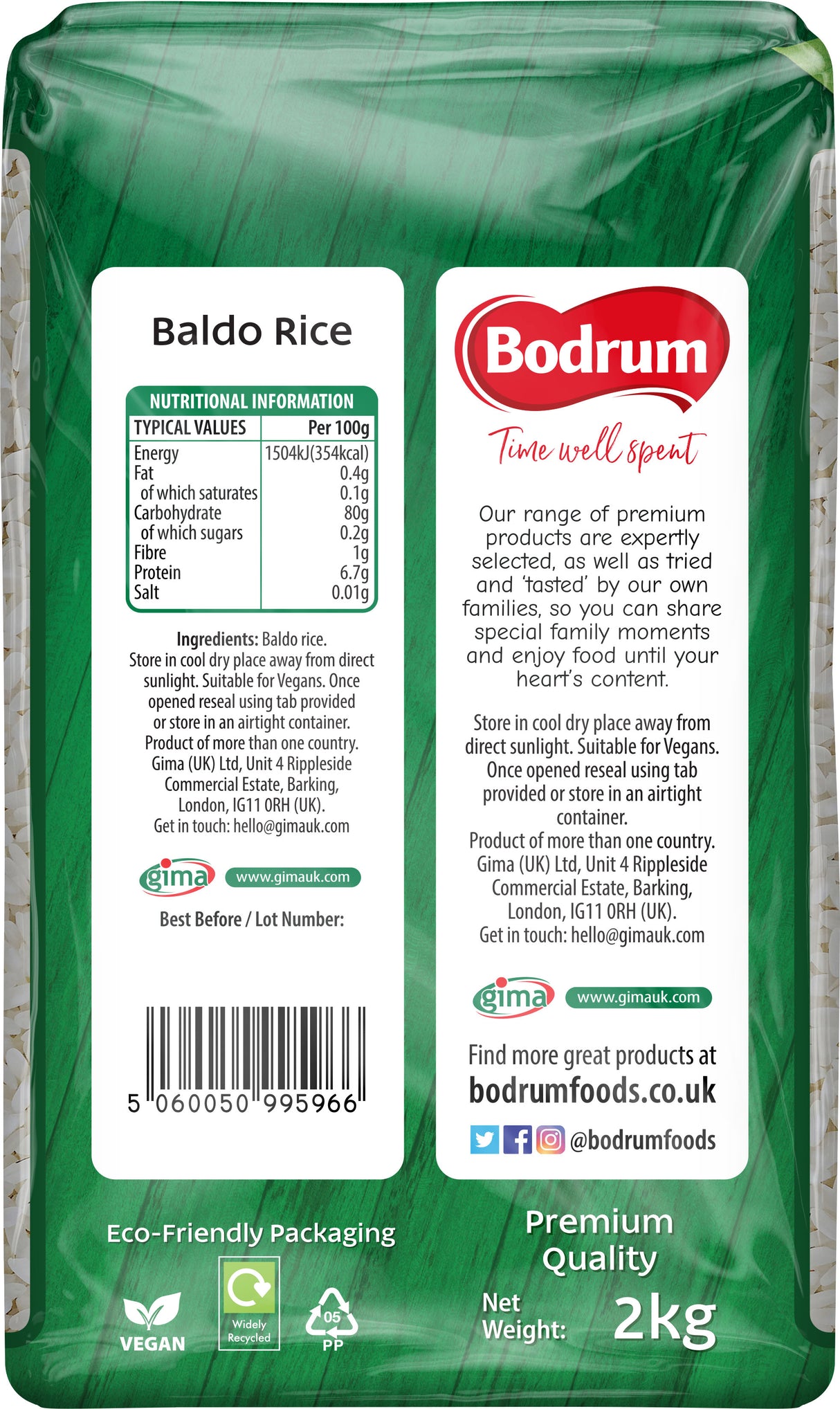 Bodrum Baldo Rice 2kg