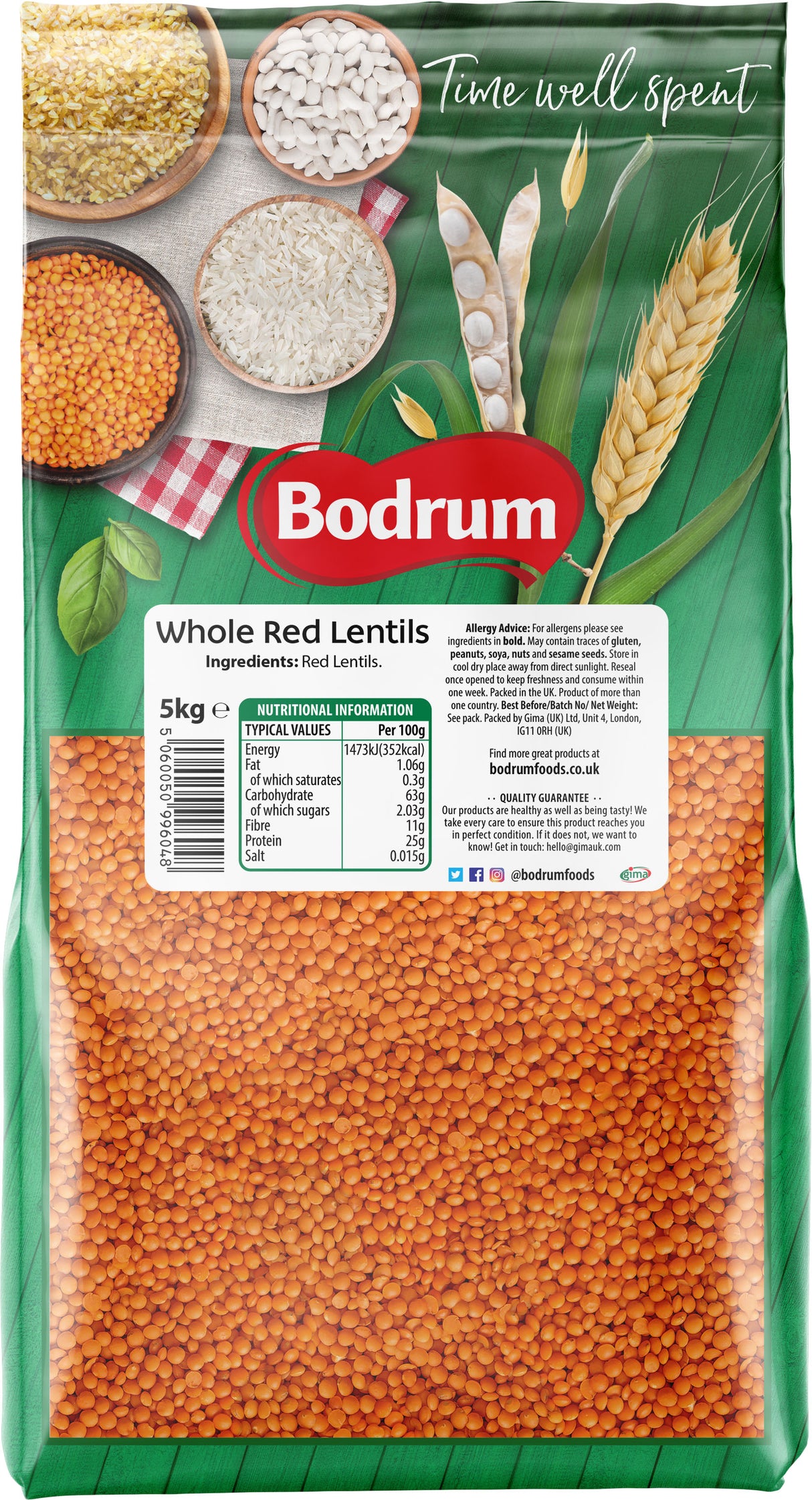 Bodrum Red Lentils 5kg