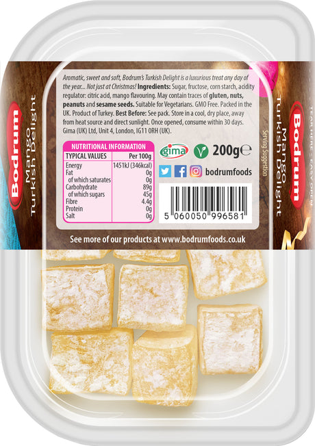 Bodrum Mango Turkish Delight 200g