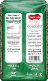 Bodrum Speckled Dark Green Lentils 1kg