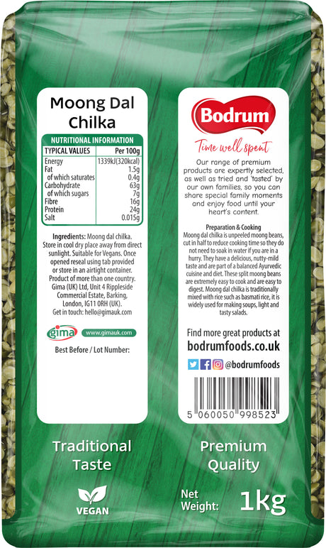 Bodrum Moong Dal Chilka 1kg