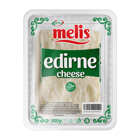 Packaged Edirne cheese with Melis branding on a white background