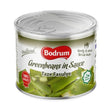 Can of Bodrum Greenbeans in Sauce on a white background