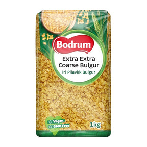 Bodrum Extra Extra Coarse Bulgur package on a white background