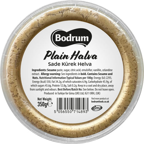 Bodrum Plain Kurek Halva 350g