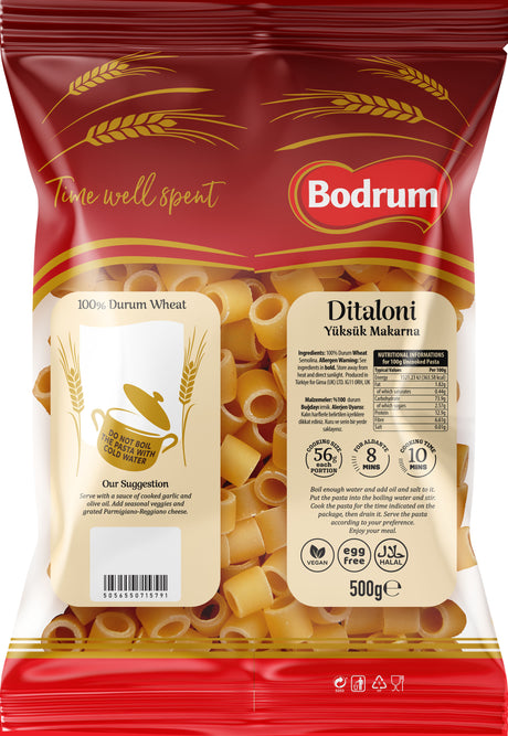 Bodrum Pasta Ditaloni 500g