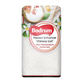 Bodrum Flavour Enhancer 'Chinese Salt' packaging on a white background