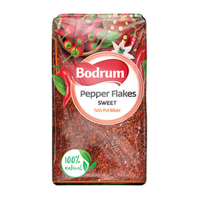 Bodrum Sweet Pepper Flakes packaging on a white background