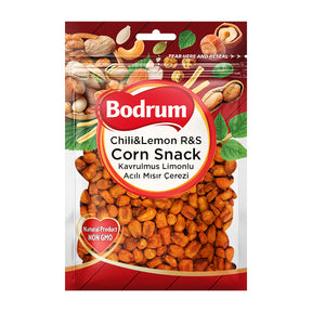 Packaged snack with Bodrum brand on a white background