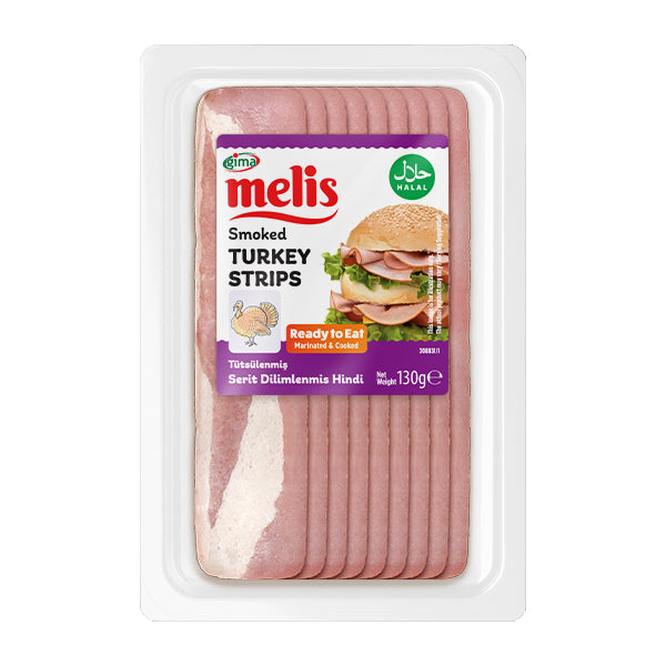 Melis Smoked Turkey Strips 130g