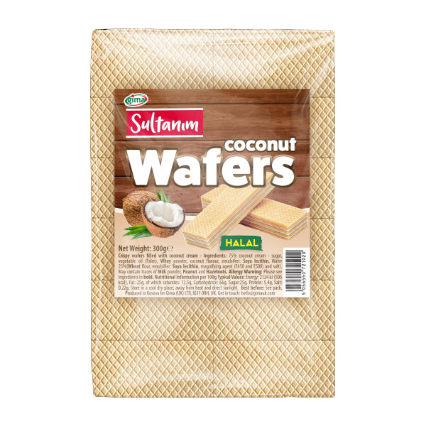 Sultanim Wafers with Coconut 300g