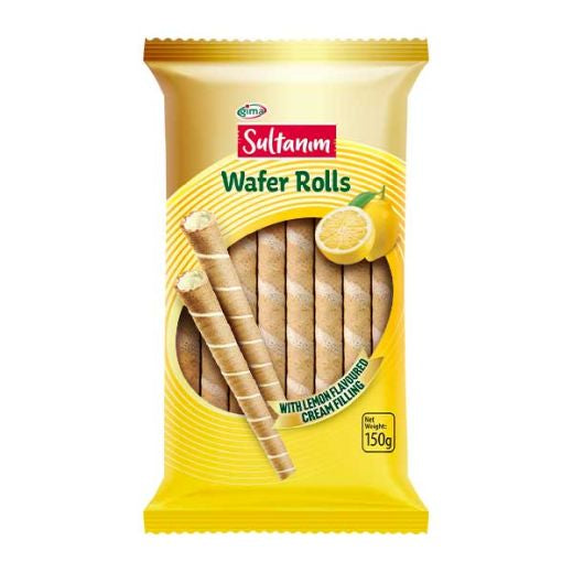 Sultanim Wafer Rolls with Lemon Cream 150g