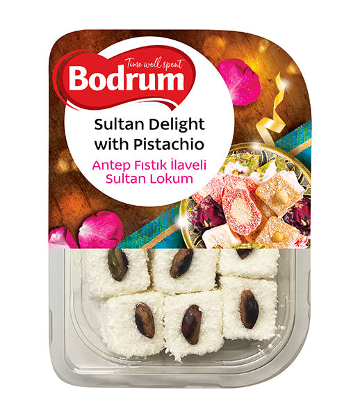 Bodrum Sultan with Pistachio Turkish Delight 200g