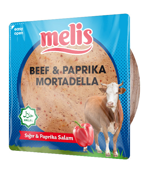 Melis Sliced Beef Mortadella with Paprika 200g
