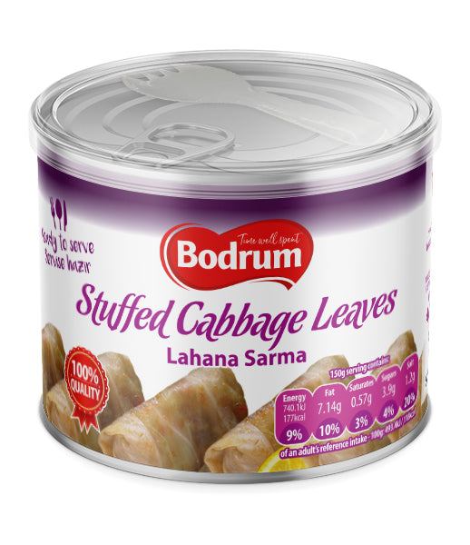 Bodrum Ready Meal Stuffed Cabbage Leaves 400g