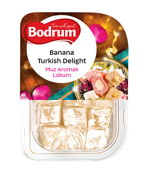 Bodrum Banana Turkish Delight 200g