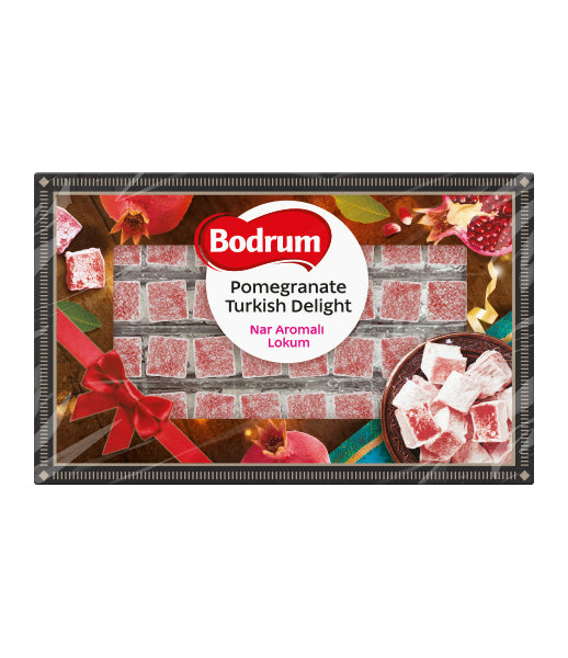 Bodrum Luxury Turkish Delight Pomegranate 350g