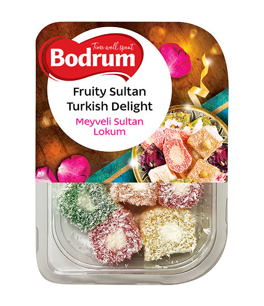 Bodrum Fruity Sultan Turkish Delight 200g