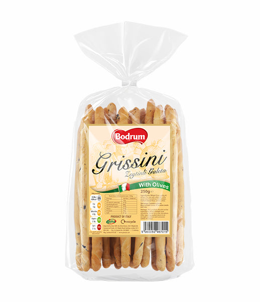 Bodrum Grissini Olives 250g