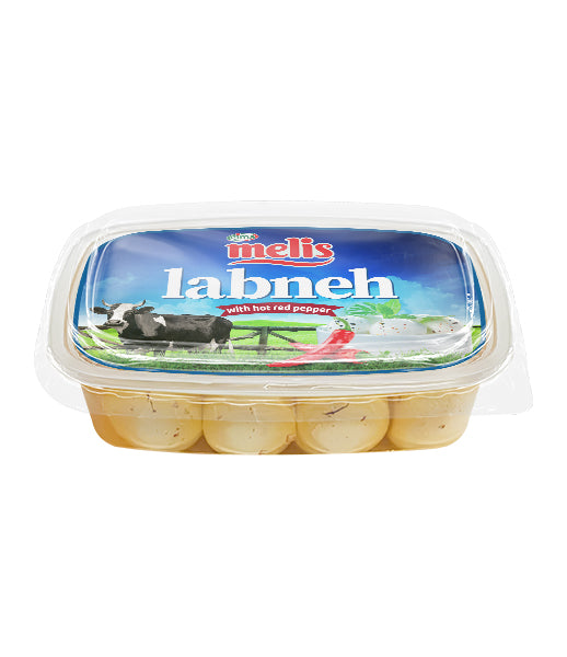 Melis Labneh cheese balls with Red pepper Cow Milk 185g