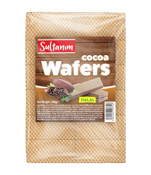 Sultanim Wafers with Cocoa Cream Filling 300g