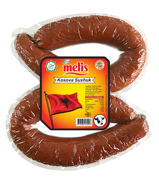 Melis Kosova Suxhuk Mild – Twin Pack Sausages (Approx. 850g)