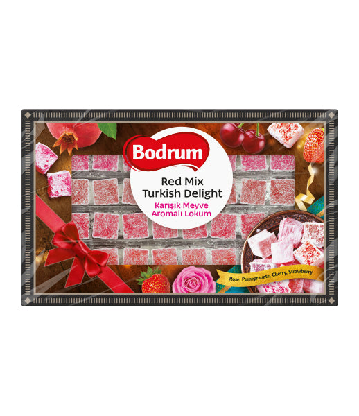 Bodrum Luxury Turkish Delight Red Mix 350g