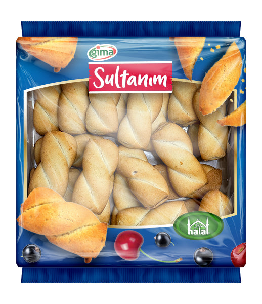 Sultanim Biscuit Sweet Rolls with Fruit Filling 400g