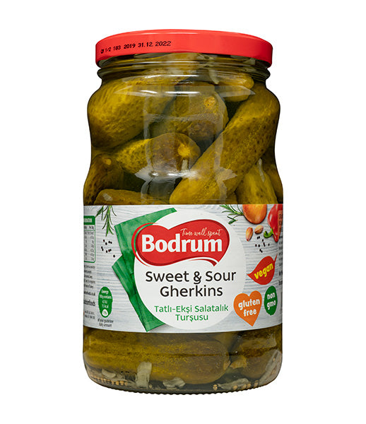 Bodrum Sweet & Sour Gherkins 1650g