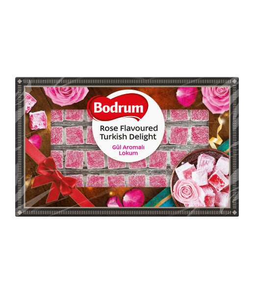 Bodrum Luxury Turkish Delight Rose 350g