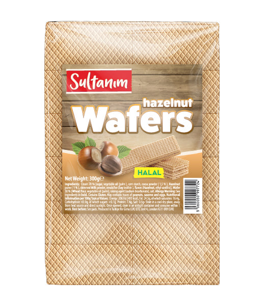 Sultanim Wafers with Hazelnut Cream Filling 300g