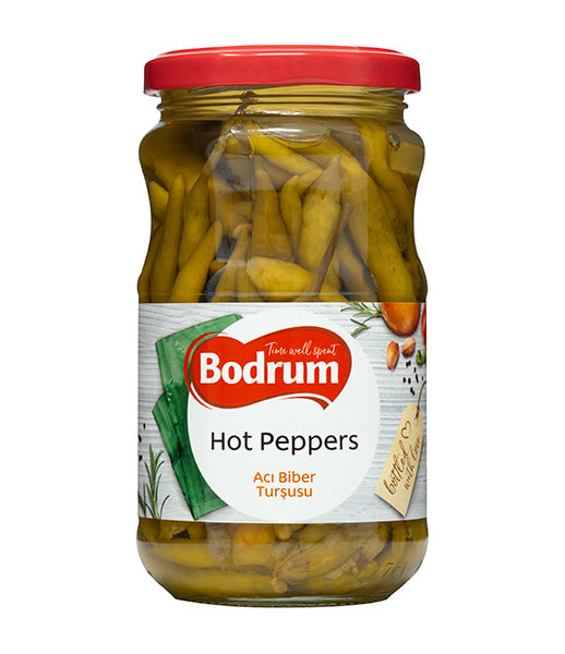 Bodrum Hot Peppers Pickled 330g