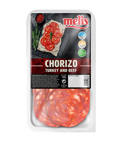 Melis Turkey & Beef Chorizo 100g